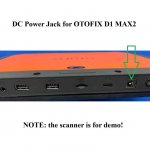 DC Power Jack Socket Charging Port for OTOFIX D1 MAX2 Scanner